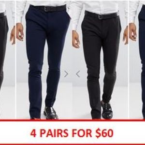 Boy's/Men's ASOS Pants *4 Pairs for $60!*